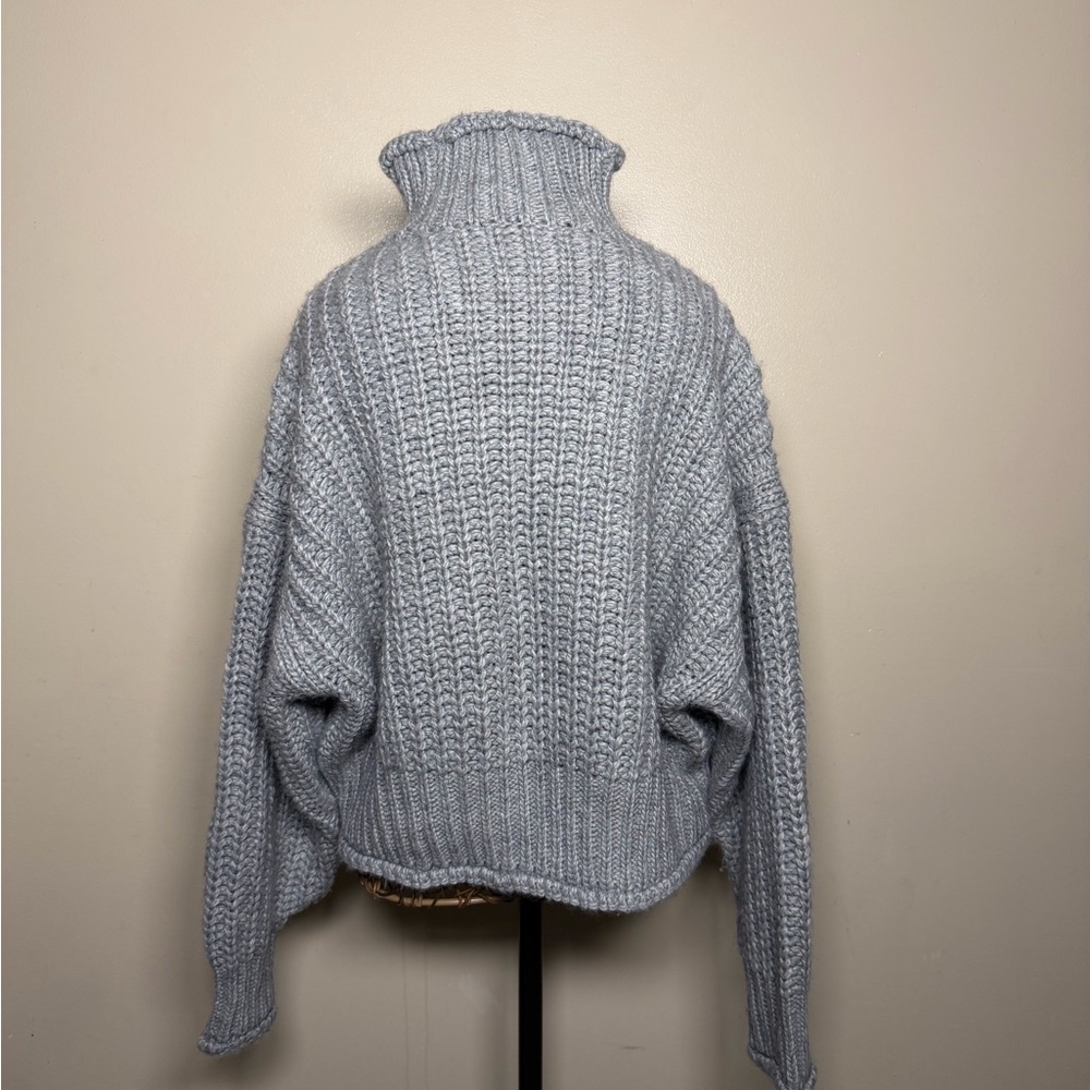 Chunky H&M Soft Knit Sweater in Gray
